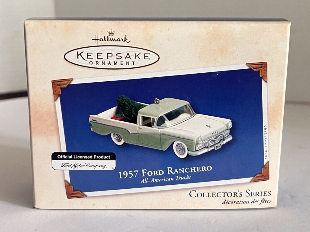 Y2K Hallmark Diecast1957 Ford Ranchero Truck All-American ornament